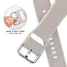 For Apple Watch Series 10 46mm Pin Buckle Silicone Watch Band(Starlight) - 3