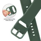 For Apple Watch Series 10 42mm Pin Buckle Silicone Watch Band(Clover) - 3