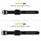 For Apple Watch Series 10 42mm Pin Buckle Silicone Watch Band(Black) - 2