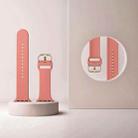 For Apple Watch Series 10 42mm Pin Buckle Silicone Watch Band(Coral) - 3