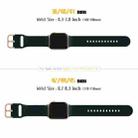 For Apple Watch Series 10 42mm Pin Buckle Silicone Watch Band(Dark Green) - 2