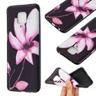 For Xiaomi Redmi Note 9 Pro Max Embossment Patterned TPU Soft Protector Cover Case(Lotus) - 1