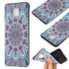 For Xiaomi Redmi Note 9 Pro Max Embossment Patterned TPU Soft Protector Cover Case(Mandala) - 1