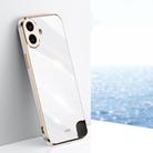 For Nothing CMF Phone 1 XINLI Straight Edge 6D Electroplate TPU Phone Case(White) - 1