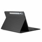 For Samsung Galaxy Tab S10 FE+ DUX DUCIS TK Series Wireless Bluetooth Keyboard Tablet Case(Black) - 2