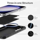 For Samsung Galaxy S23 FE 5G MagSafe Magnetic Liquid Silicone Phone Case(Black) - 3