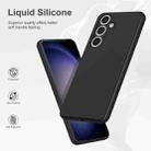 For Samsung Galaxy S24 FE 5G MagSafe Magnetic Liquid Silicone Phone Case(Black) - 2