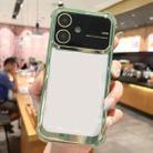 For iPhone 12 Four-corner Shockproof TPU Phone Case with Lens Film(Green) - 1