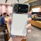 For iPhone 11 Four-corner Shockproof TPU Phone Case with Lens Film(Silver) - 1