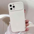 For iPhone 14 Pro Large Window Frosted TPU Phone Case(White) - 1