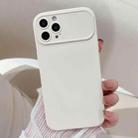 For iPhone 13 Pro Max Large Window Frosted TPU Phone Case(White) - 1