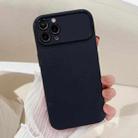 For iPhone 13 Pro Max Large Window Frosted TPU Phone Case(Black) - 1