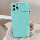 For iPhone 11 Pro Max Large Window Frosted TPU Phone Case(Green) - 1