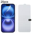 For iPhone 16 25pcs Full Screen Protector Explosion-proof Hydrogel Film - 1