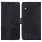 For Nokia C2 2nd Edition Little Tiger Embossed Leather Phone Case(Black) - 1