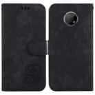 For Nokia G300 Little Tiger Embossed Leather Phone Case(Black) - 1