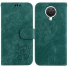 For Nokia G10 / G20 Little Tiger Embossed Leather Phone Case(Green) - 1