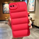 For iPhone 8 Plus / 7 Plus Eiderdown Airbag Frosted TPU Phone Case(Red) - 1