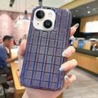 For iPhone 14 Plus Electroplated Glazed Tile TPU Phone Case(Purple) - 1