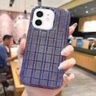 For iPhone 12 Electroplated Glazed Tile TPU Phone Case(Purple) - 1