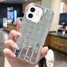 For iPhone 12 Electroplated Glazed Tile TPU Phone Case(Silver) - 1