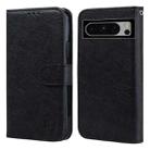 For Google Pixel 8 Pro Skin Feeling Oil Leather Texture PU + TPU Phone Case(Black) - 1