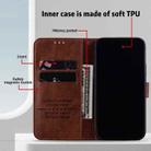 For Google Pixel 9 Pro XL Skin Feeling Oil Leather Texture PU + TPU Phone Case(Brown) - 3