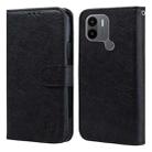 For Xiaomi Redmi A1 / A1+ Skin Feeling Oil Leather Texture PU + TPU Phone Case(Black) - 1