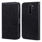 For Xiaomi Redmi Note 8 Pro Skin Feeling Oil Leather Texture PU + TPU Phone Case(Black) - 1