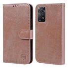 For Xiaomi Redmi Note 11 Pro 4G Global Skin Feeling Oil Leather Texture PU + TPU Phone Case(Champagne) - 1