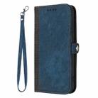 For Honor X5b / X5b Plus Global Side Buckle Double Fold Hand Strap Leather Phone Case(Royal) - 3