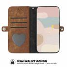 For Honor X60 GT Side Buckle Double Fold Hand Strap Leather Phone Case(Brown) - 3