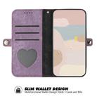 For iPhone 17 Air Side Buckle Double Fold Hand Strap Leather Phone Case(Purple) - 3