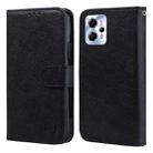 For Motorola Moto G13 / G23 Skin Feeling Oil Leather Texture PU + TPU Phone Case(Black) - 1