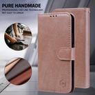 For Motorola Moto G54 Skin Feeling Oil Leather Texture PU + TPU Phone Case(Champagne) - 2