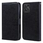 For Motorola Moto G Power 2023 Skin Feeling Oil Leather Texture PU + TPU Phone Case(Black) - 1