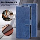 For Motorola Moto G Stylus 5G 2023 Skin Feeling Oil Leather Texture PU + TPU Phone Case(Dark Blue) - 2