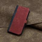 For OPPO Find X8 Pro Side Buckle Double Fold Hand Strap Leather Phone Case(Red) - 2