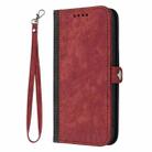 For OPPO Find X8 Pro Side Buckle Double Fold Hand Strap Leather Phone Case(Red) - 3