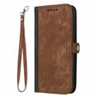 For Realme  12 Lite / C67 4G Global Side Buckle Double Fold Hand Strap Leather Phone Case(Brown) - 3
