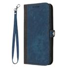 For Realme GT5 Pro Side Buckle Double Fold Hand Strap Leather Phone Case(Royal Blue) - 3