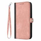 For Motorola Moto G Play 2025 / G Power 2025 Side Buckle Double Fold Hand Strap Leather Phone Case(Pink) - 3