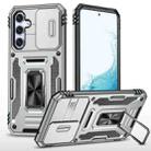 For Samsung Galaxy S23 FE 5G Armor PC + TPU Camera Shield Phone Case(Grey) - 1