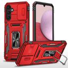 For Samsung Galaxy A05s Armor PC + TPU Camera Shield Phone Case(Red) - 1