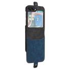 For Samsung Galaxy Z Flip5 Side Buckle Double Fold Leather Phone Case(Royal Blue) - 1