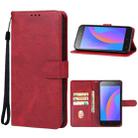 For Itel A35 Leather Phone Case(Red) - 1