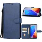 For Itel A60s Leather Phone Case(Blue) - 1