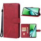 For Itel RS4 Leather Phone Case(Red) - 1