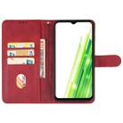 For Itel P55 5G Leather Phone Case(Red) - 3