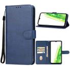 For Itel P55 5G Leather Phone Case(Blue) - 1